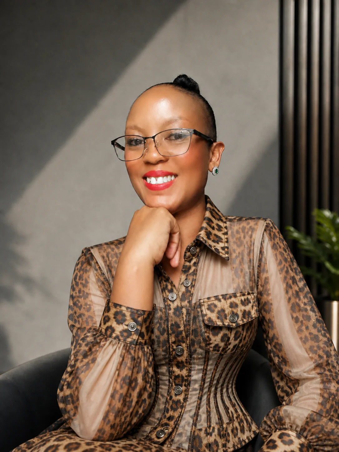 Portrait of Dr Nthabiseng Mathe Moshoeshoe, founder of the Nthabiseng Moshoeshoe Foundation